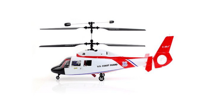 Небольшой двуосный радиоуправляемый вертолет e-sky Co-Douphin