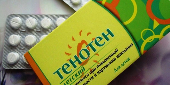 Таблетки Тенотен для детей в упаковке