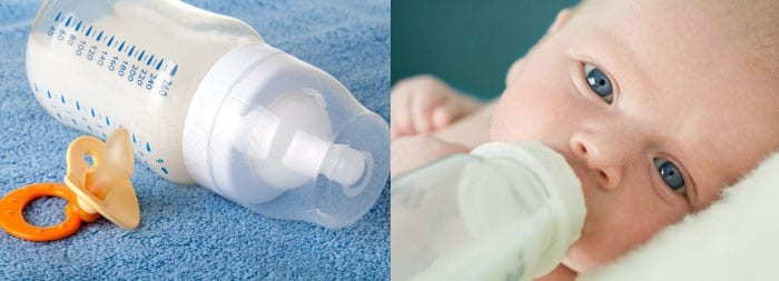 Кормление новорожденного из стерильной бутылочки исключит молочницу