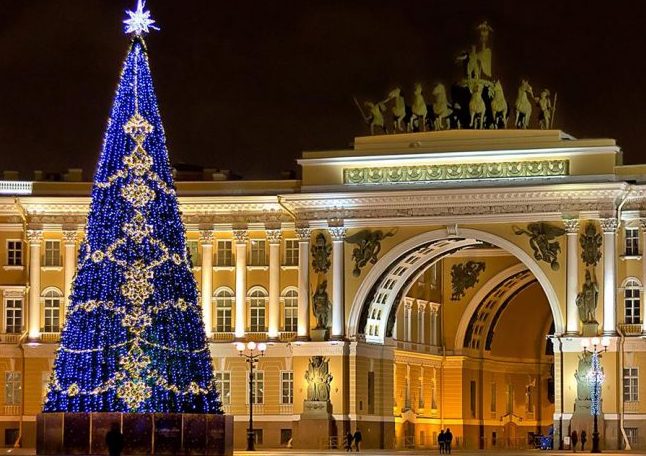 Сантк-Петербург на Новый год