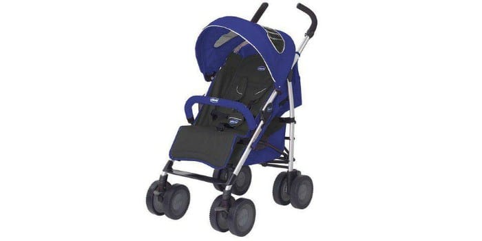 Детская прогулочная коляска-трость Chicco Multiway Evo Blue