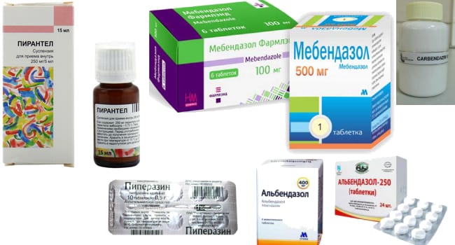 Лекарства для лечения энтеробиоза