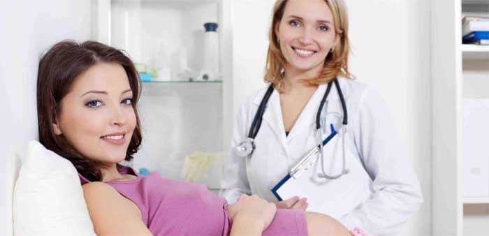 Очная консультация беременной у врача