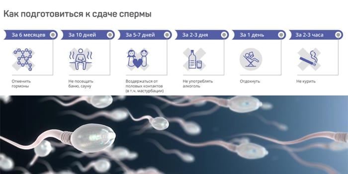 Подготовка к сдаче спермы