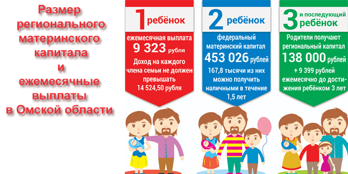 Выплаты на детей в Омской области